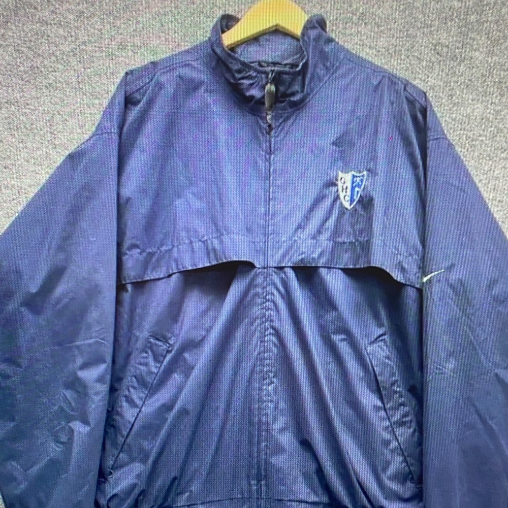 Nike Men's Blue Windbreaker Jacket